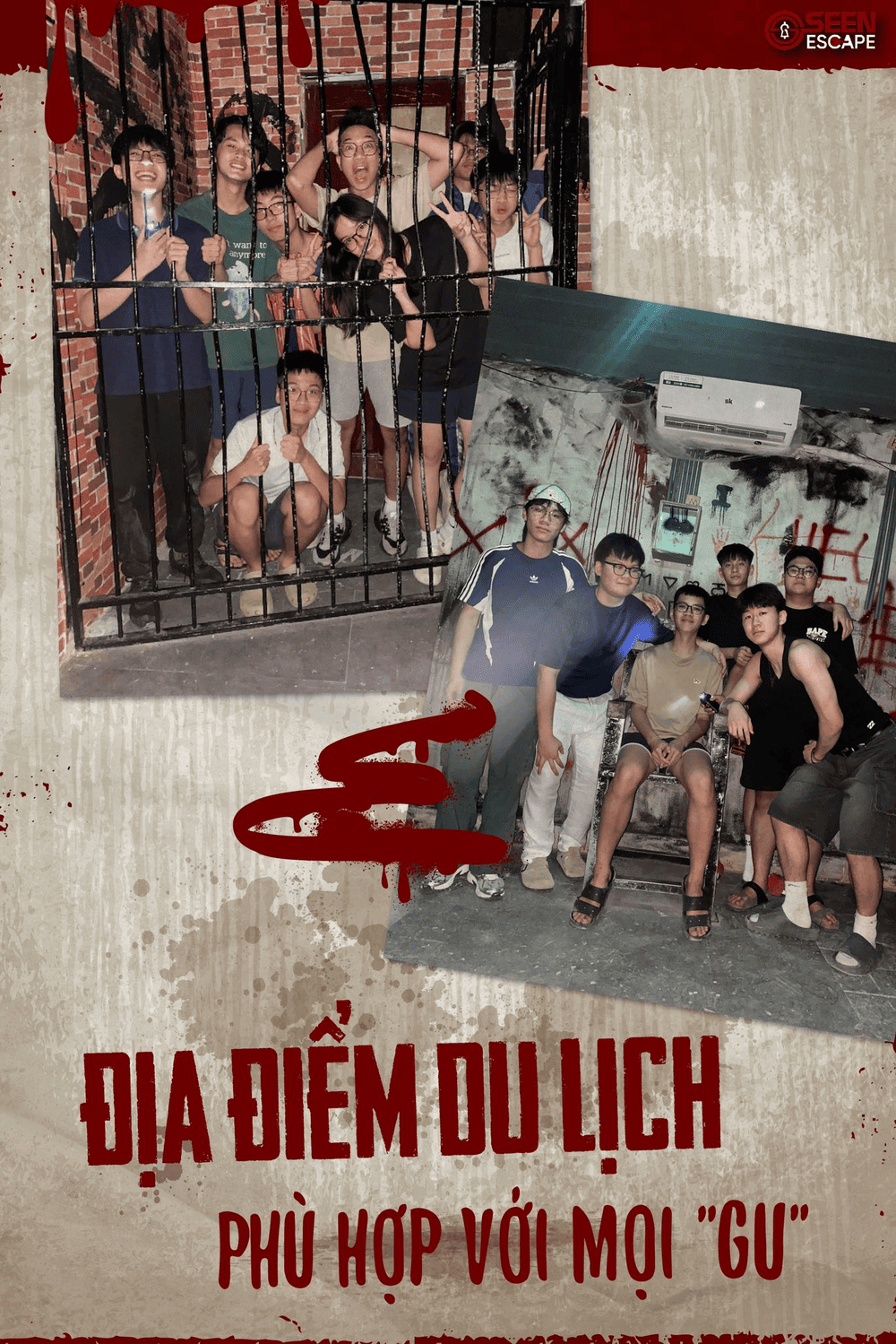 Chủ đề đa dạng, bối cảnh sống động và hồi hộp (Nguồn: Seen Escape Hà Nội)